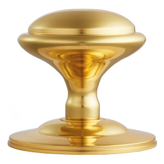 Carlisle Brass Mushroom Centre Door Knob with Tiered Rose