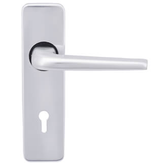 Joseph Miles 1000 Series Lever Handle with Lock Profile on Backplate