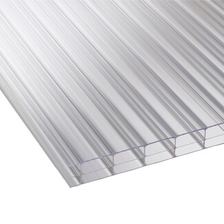 Storm 16mm Triplewall Polycarbonate Sheet Clear - 2100mm Width