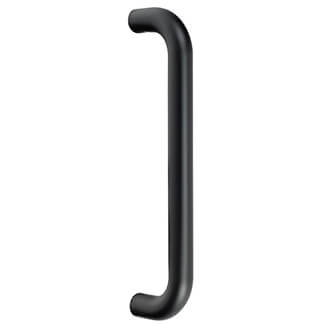 Frisco Matt Black Stainless Steel 19mm D Shape Round Bar Pull Handle