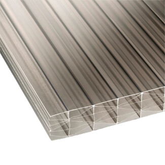 Storm 25mm Multiwall Polycarbonate Sheet Bronze - 1400mm Width
