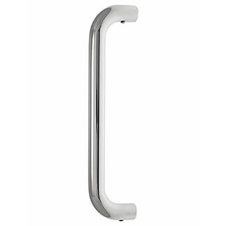 Joseph Miles Polished Stainless Steel 19mm D Shape Round Bar Pull Handle