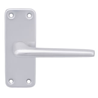 Joseph Miles 2000 Series Aluminium Lever Handle on Short Latch Backplate