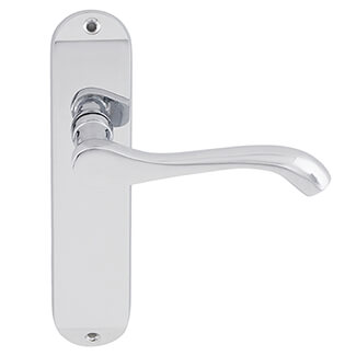 Joseph Miles Cadenza Traditional Lever Handle Latch on Backplate