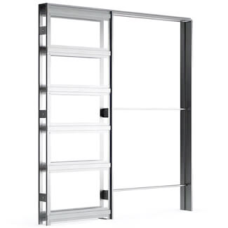 Atlantic Ermetika EvoKit Staffetta Telescopic Pocket Door System - 180mm Wall Thickness