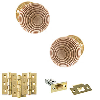 Atlantic Old English Bridlington Door Knob Handle Pack