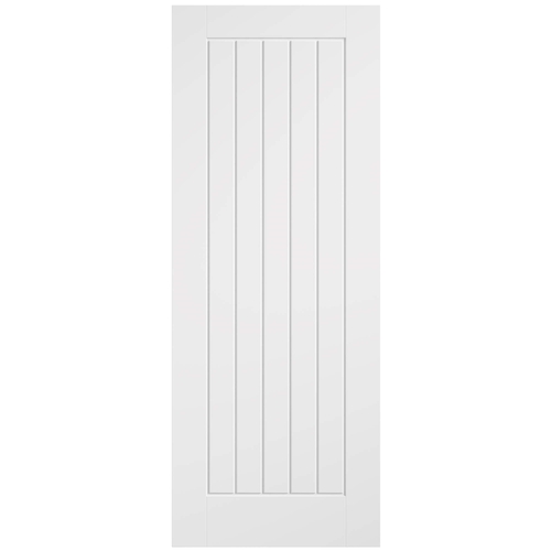 LPD Cottage Smooth Moulded Internal Door with 5 Panel - White Primed