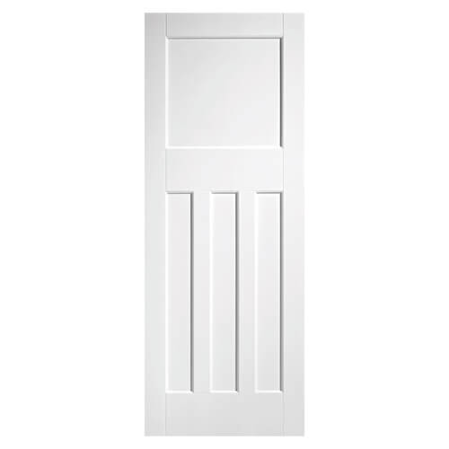 LPD DX 30s Style White Primed Plus 4-Panels Internal Fire Door