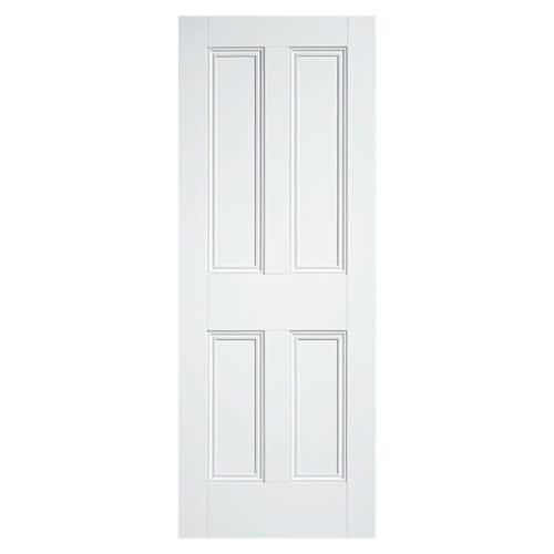 LPD Nostalgia White Primed 4-Panels Internal Door