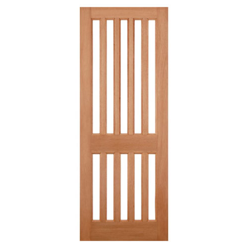 LPD Windsor Un-Finished Hardwood 10-Lites External Clear Glazed Door