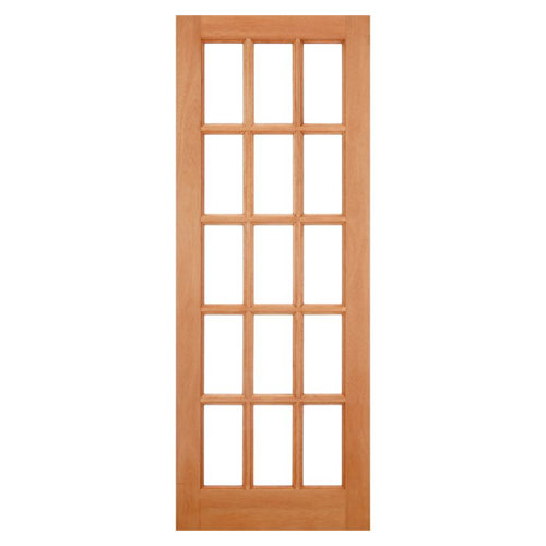 LPD SA Un-Finished Hardwood 15-Lites External Unglazed Door