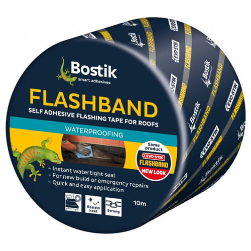 Evo-Stik Flashband Self Adhesive Tape Grey 10 Meter - Various Width  Available