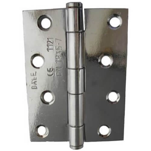 Dale Class 7 Hinges Polished Chrome Plated 1.5 Pairs