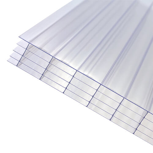 Axiome Clear 25mm Multiwall Polycarbonate Sheet 1700mm Wide