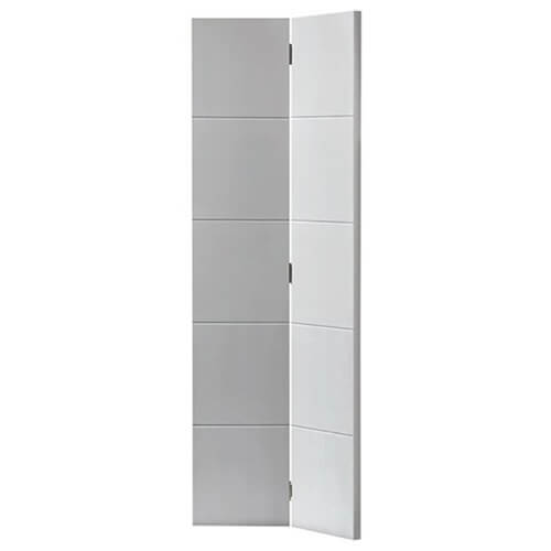 JB Kind Adelphi White Primed 10-Panels Internal Bi-Fold Door