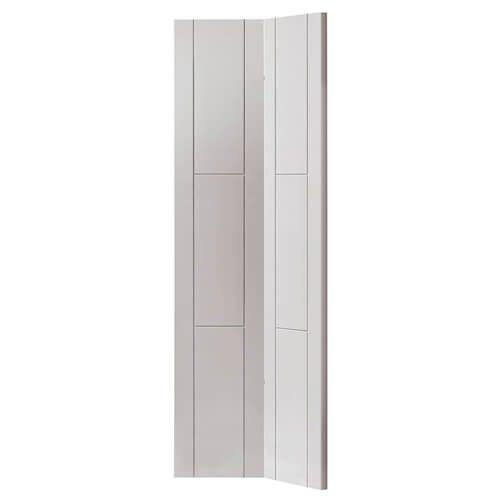JB Kind Mistral White Primed 6-Panels Internal Bi-Fold Door