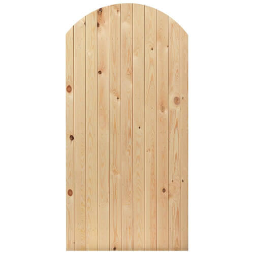 JB Kind Oxford Un-Finished Solid Pine External Arched Gate