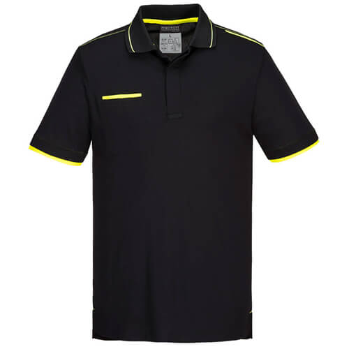 Portwest T722 - WX3 Black Eco Polo Shirt