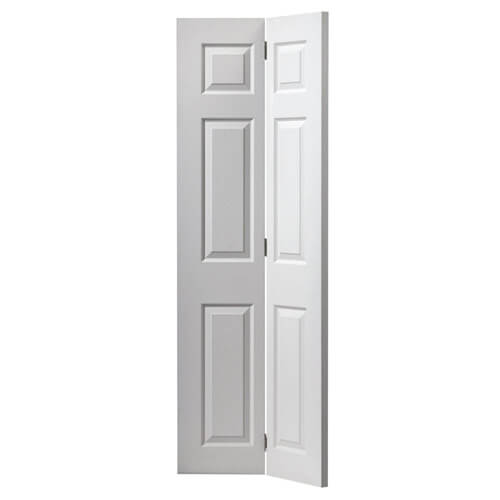 JB Kind Colonist White Primed 6-Panels Internal Bi-Fold Door
