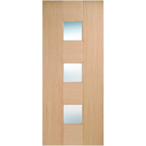 LPD Catalonia Pre-Finished Oak 3-Lites Internal Glazed Door