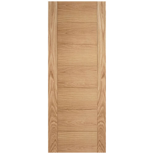 LPD Carini Un-Finished Oak 7-Panels Internal Door