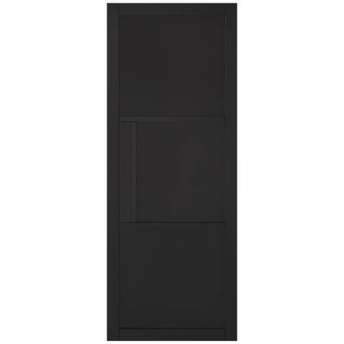 LPD Tribeca Black Primed Plus 3-Panels Internal Door