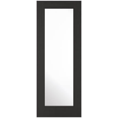 LPD Diez Fresno Pre-Finished Charcoal Black 1-Lite Internal Glazed Door