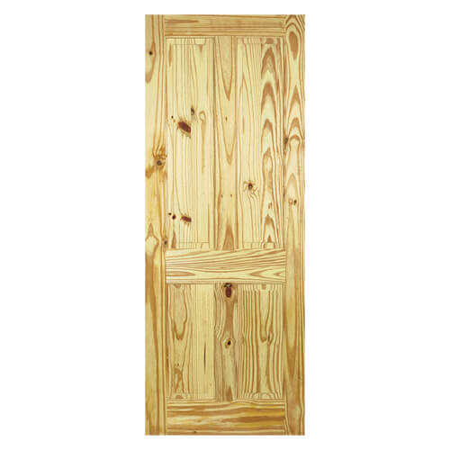 LPD Un-Finished Knotty Pine 4-Panels Internal Door