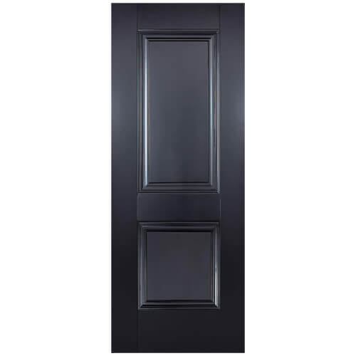 LPD Arnhem Black Primed Plus 2-Panels Internal Door