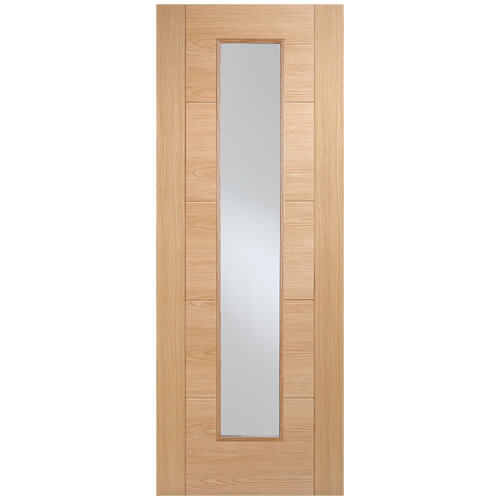 LPD Vancouver Pre-Finished Oak 5-Panels 1-Lite Internal Glazed Door