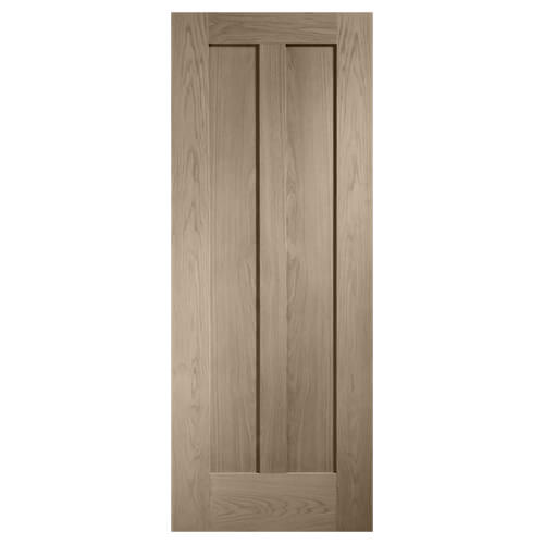 XL Joinery Novara Crema Oak 2-Panels Internal Fire Door