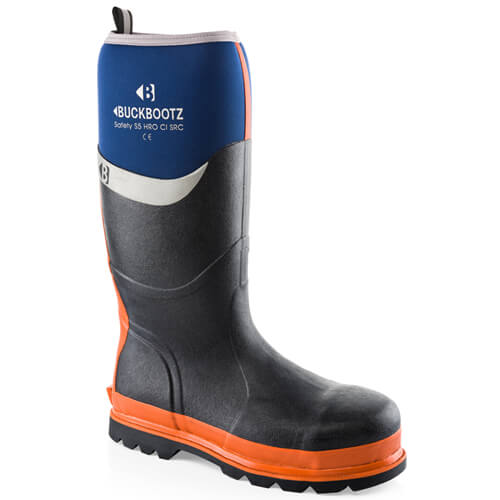 Buckler BBZ6000 Blue-Orange Heat and Cold Insulated Safety Wellington Boot