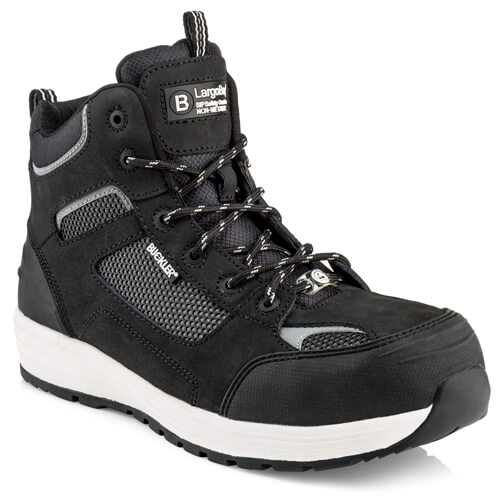 Buckler Tradez BAZ Black Lightweight Safety Lace Boot