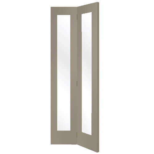 XL Joinery Pattern 10 Painted Slate 2-Lites Internal Bi-Fold Glazed Door
