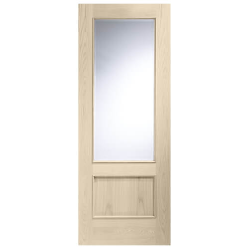 XL Joinery Andria Blanco Oak 1-Panel 1-Lite Internal Glazed Door