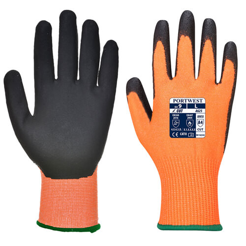 Portwest A625 Vis-Tex Cut Resistant Glove - PU