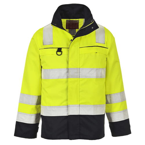 Portwest FR61 Yellow-Navy High Visibility Multi-Norm Jacket