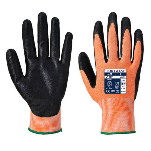 Portwest A643 Amber Cut Resistant Gloves