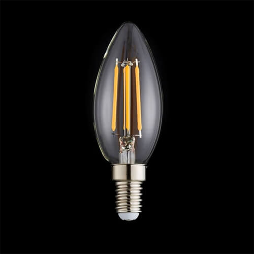 Inlight Filament E14 Candle LED 4W Lamp