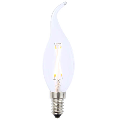 Inlight Vintage C35L 2W E14 LED Filament Lamp