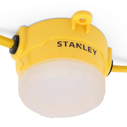 Stanley Festoon Integrated 110V Yellow-Black 10 LED Light