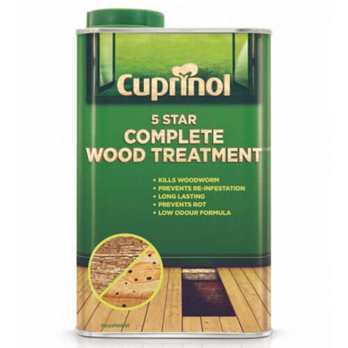 Cuprinol 5 Star Complete Wood Treatment Clear