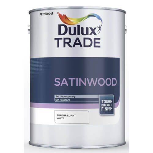 Dulux Trade Satinwood Paint - Pure Brilliant White