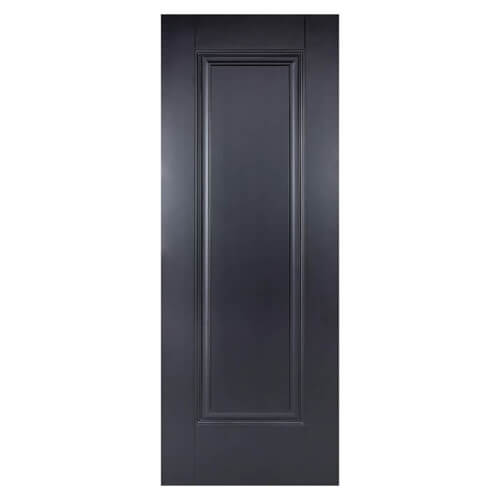 LPD Eindhoven Black Primed 1-Panel Internal  Fire Door