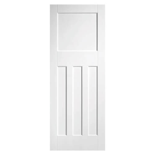 LPD DX White Primed 4-Panels Internal Door