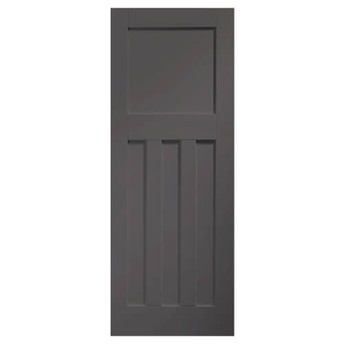 XL Joinery DX Painted Cinder 4-Panels Internal Door