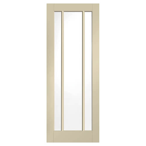XL Joinery Worcester Painted Chantilly 3-Lites Internal Glazed Door