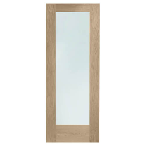 XL Joinery Pattern 10 Latte Oak 1-Lite Internal Glazed Door