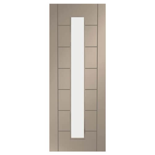 XL Joinery Palermo Painted Isabella 7-Panels 1-Lite Internal Glazed Door