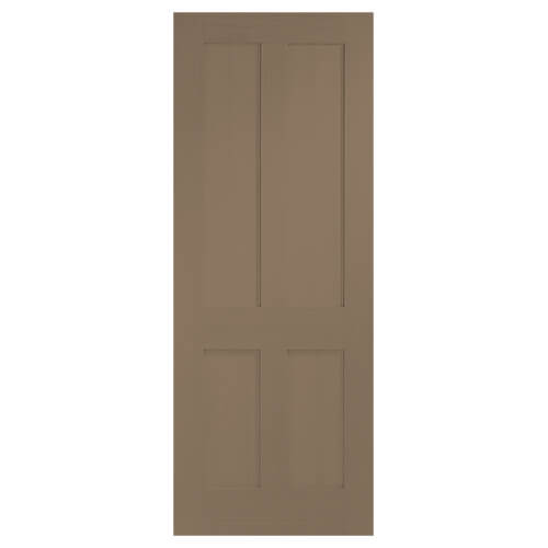 XL-Joinery Victorian Shaker Cappuccino Oak 4-Panels Internal Door